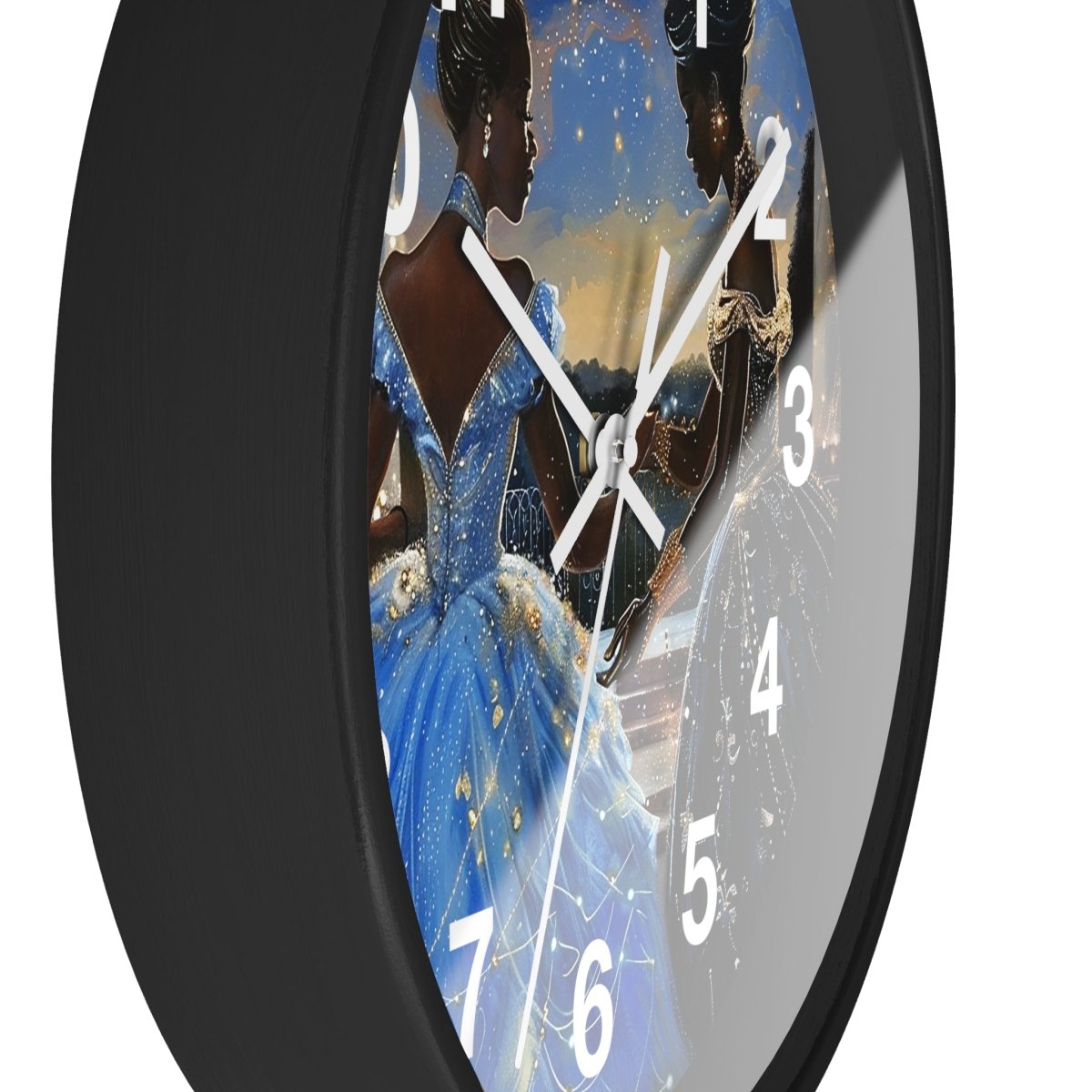 Fairy Tale Wall Clock - Afrocentric Art by The Trini Gee