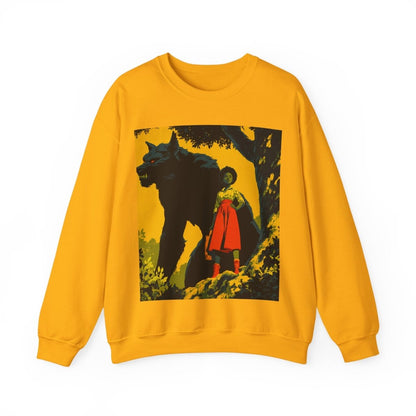 Fairytale Wolf Sweatshirt - Afrocentric Art by The Trini Gee