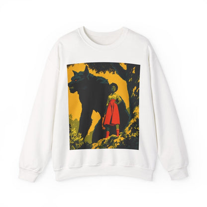 Fairytale Wolf Sweatshirt - Afrocentric Art by The Trini Gee
