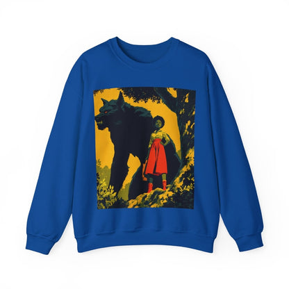 Fairytale Wolf Sweatshirt - Afrocentric Art by The Trini Gee