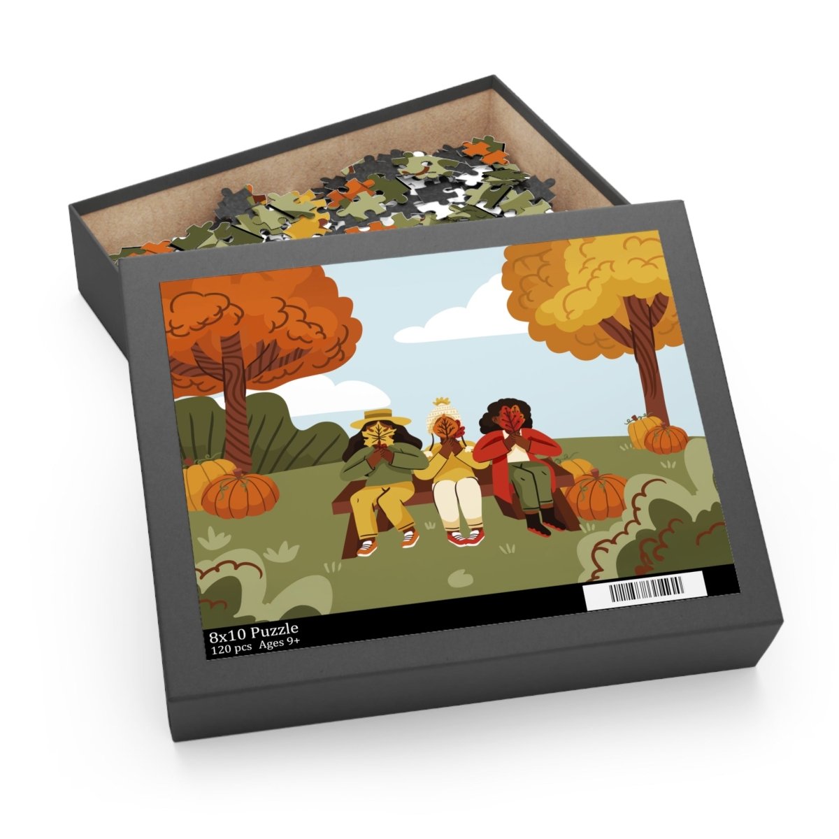 Fall Season Puzzle - Afrocentric Art by The Trini Gee