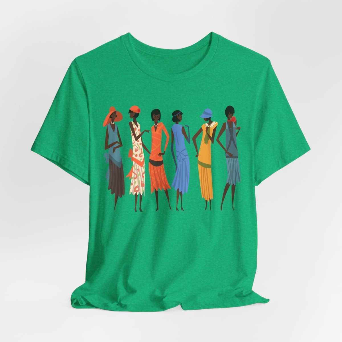 Fashion 1920s Shirt - Afrocentric Art by The Trini Gee