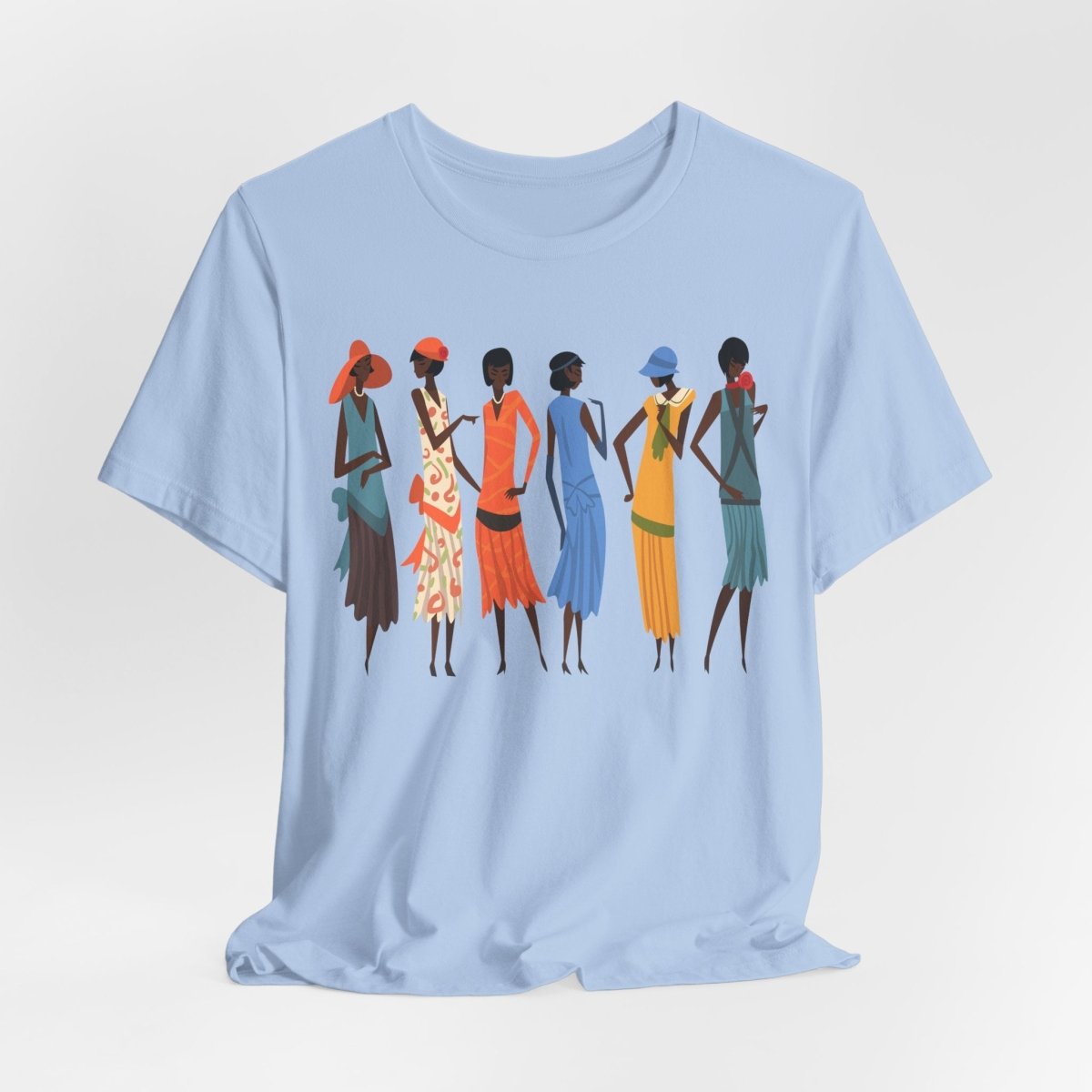 Fashion 1920s Shirt - Afrocentric Art by The Trini Gee