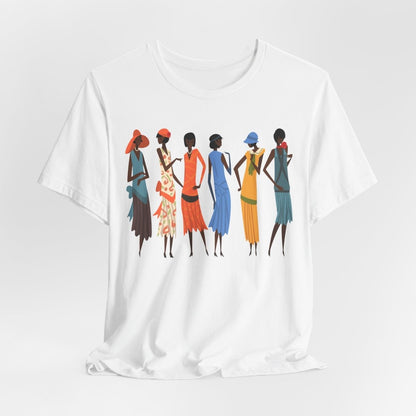 Fashion 1920s Shirt - Afrocentric Art by The Trini Gee