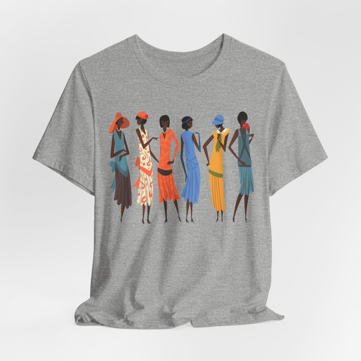 Fashion 1920s Shirt - Afrocentric Art by The Trini Gee