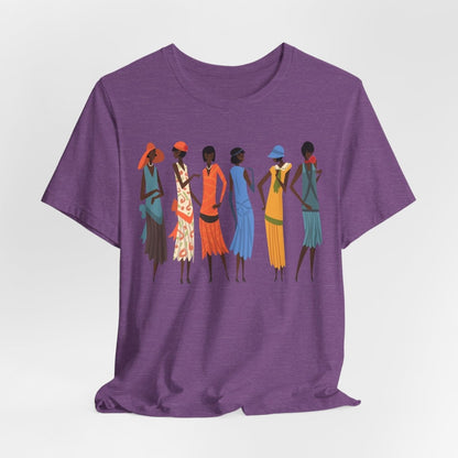 Fashion 1920s Shirt - Afrocentric Art by The Trini Gee