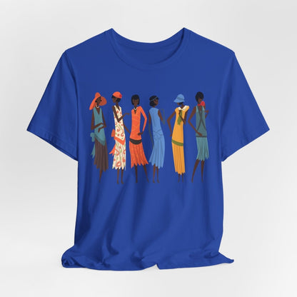 Fashion 1920s Shirt - Afrocentric Art by The Trini Gee