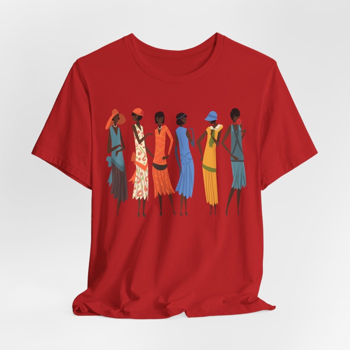 Fashion 1920s Shirt - Afrocentric Art by The Trini Gee