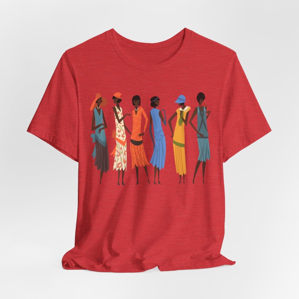 Fashion 1920s Shirt - Afrocentric Art by The Trini Gee