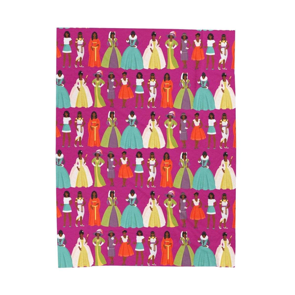Fashion History Blanket - Afrocentric Art by The Trini Gee