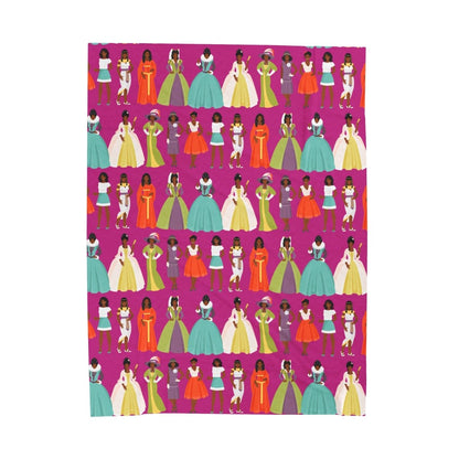Fashion History Blanket - Afrocentric Art by The Trini Gee