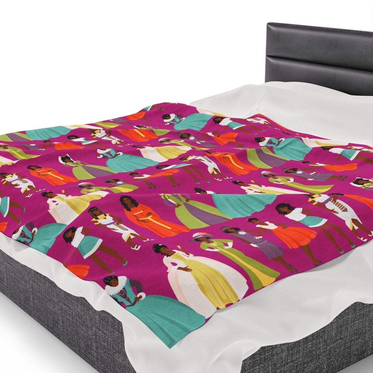 Fashion History Blanket - Afrocentric Art by The Trini Gee