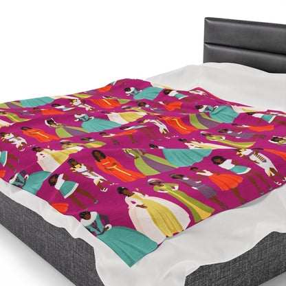 Fashion History Blanket - Afrocentric Art by The Trini Gee