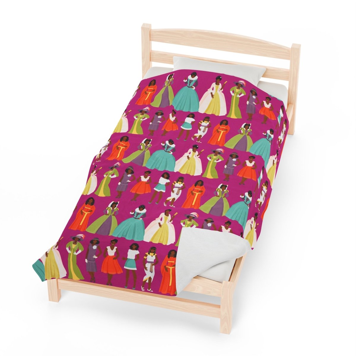 Fashion History Blanket - Afrocentric Art by The Trini Gee