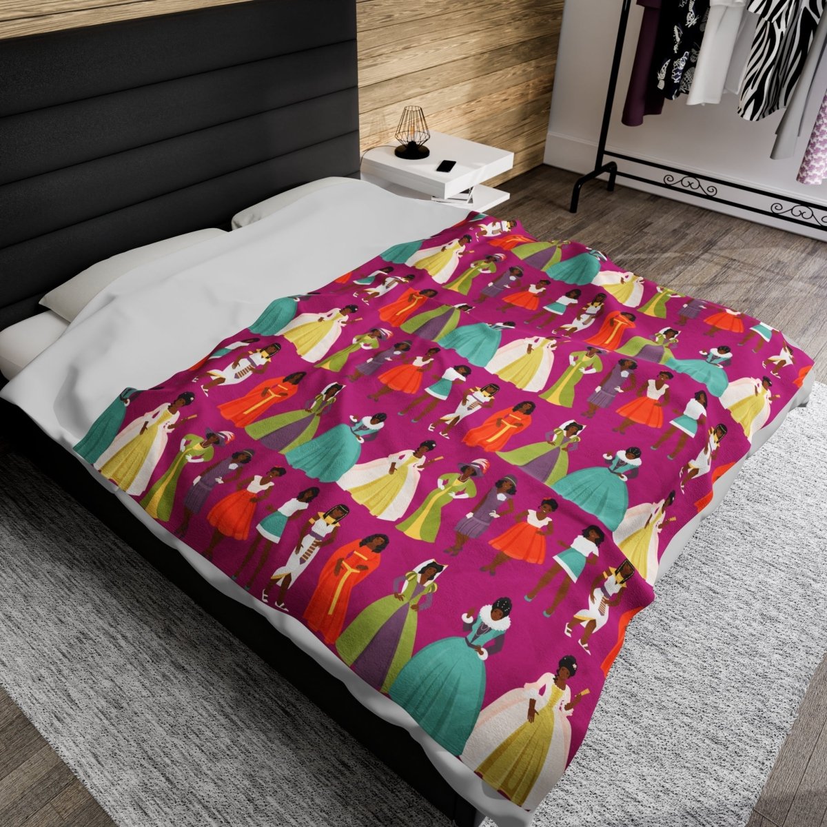 Fashion History Blanket - Afrocentric Art by The Trini Gee