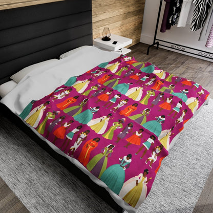 Fashion History Blanket - Afrocentric Art by The Trini Gee