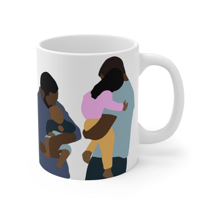Fatherhood Mug - Afrocentric Art by The Trini Gee