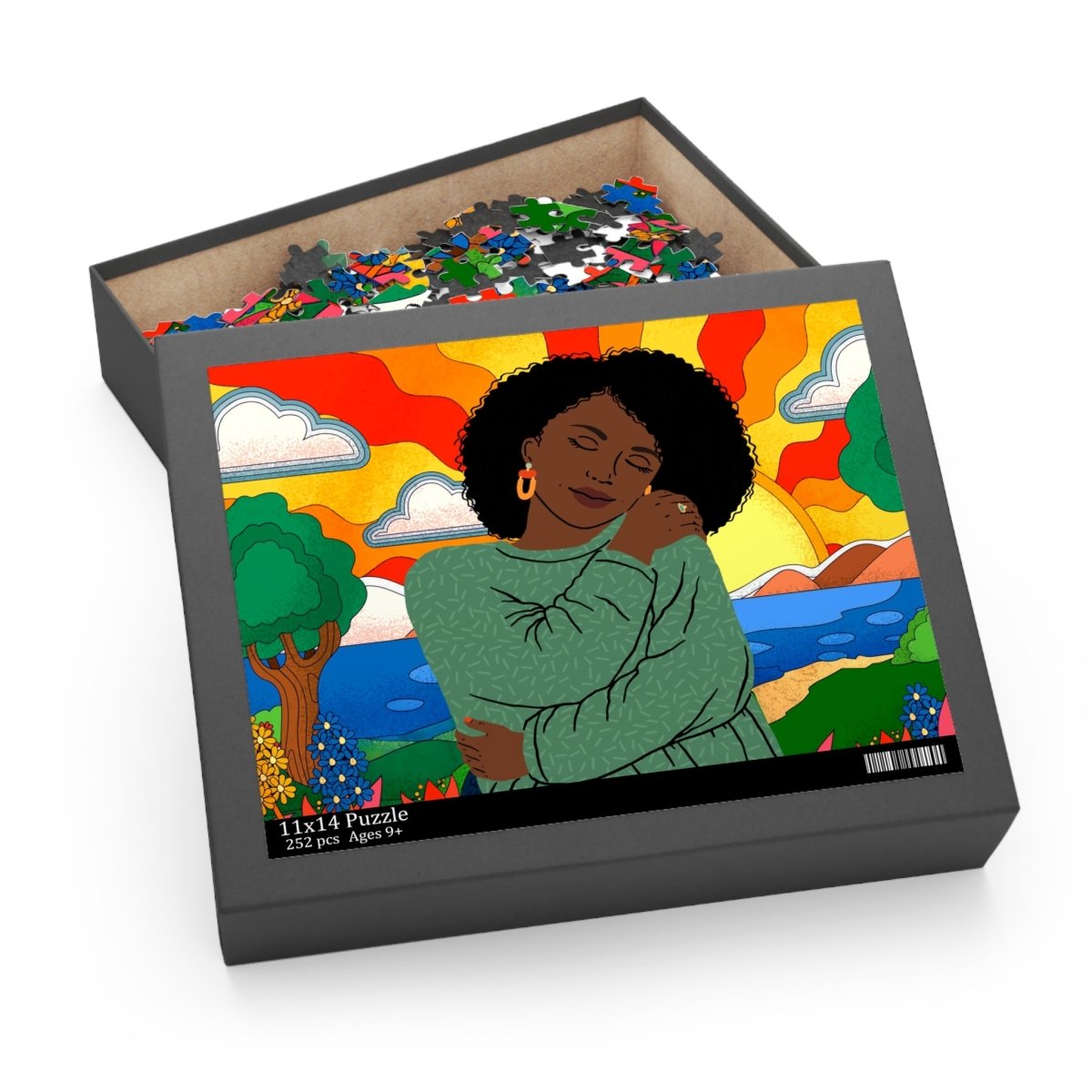 Feeling Good Puzzle - Afrocentric Art by The Trini Gee
