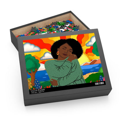 Feeling Good Puzzle - Afrocentric Art by The Trini Gee