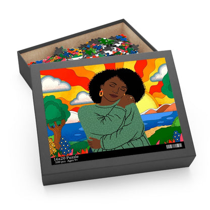Feeling Good Puzzle - Afrocentric Art by The Trini Gee