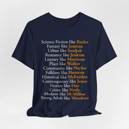 Female Authors Shirt - Afrocentric Art by The Trini Gee