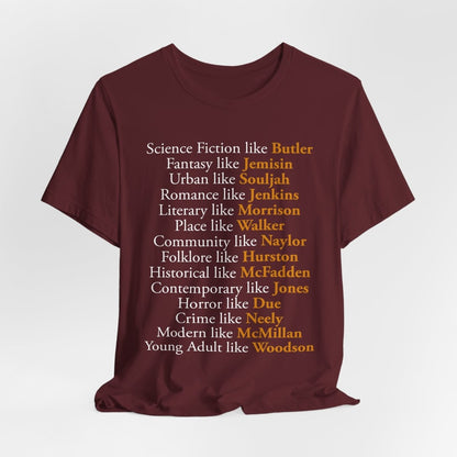 Female Authors Shirt - Afrocentric Art by The Trini Gee