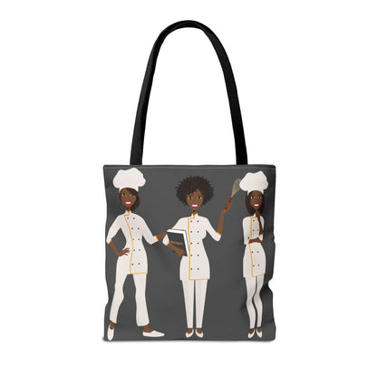Female Chefs Tote Bag - Afrocentric Art by The Trini Gee