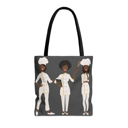 Female Chefs Tote Bag - Afrocentric Art by The Trini Gee