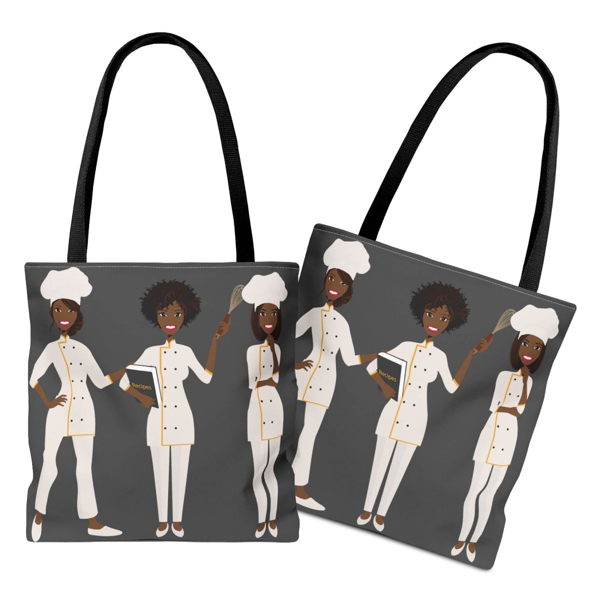 Female Chefs Tote Bag - Afrocentric Art by The Trini Gee