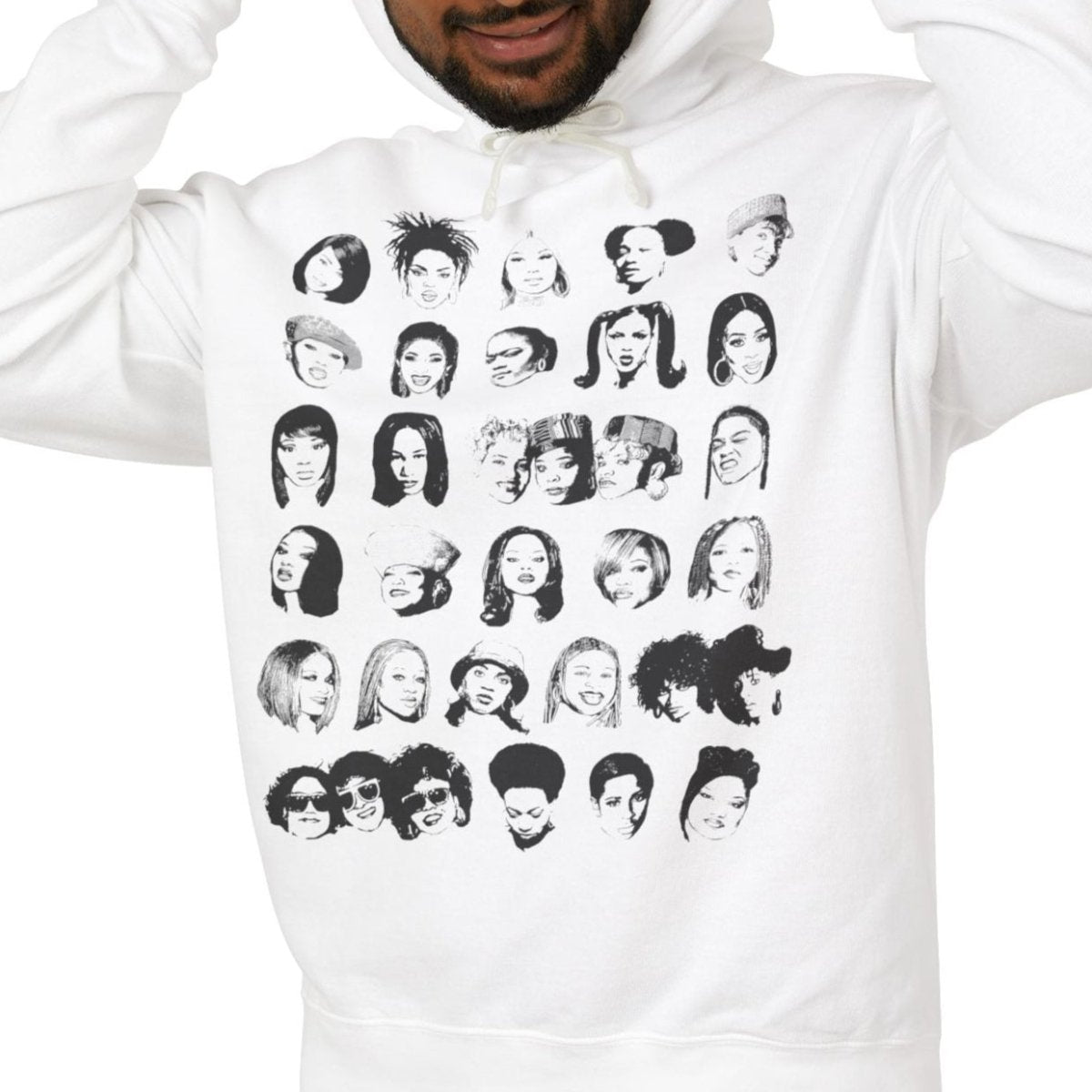Female Rappers Hoodie - Afrocentric Art by The Trini Gee