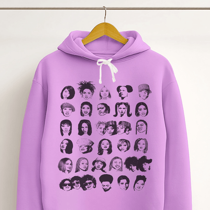 Female Rappers Hoodie - Afrocentric Art by The Trini Gee