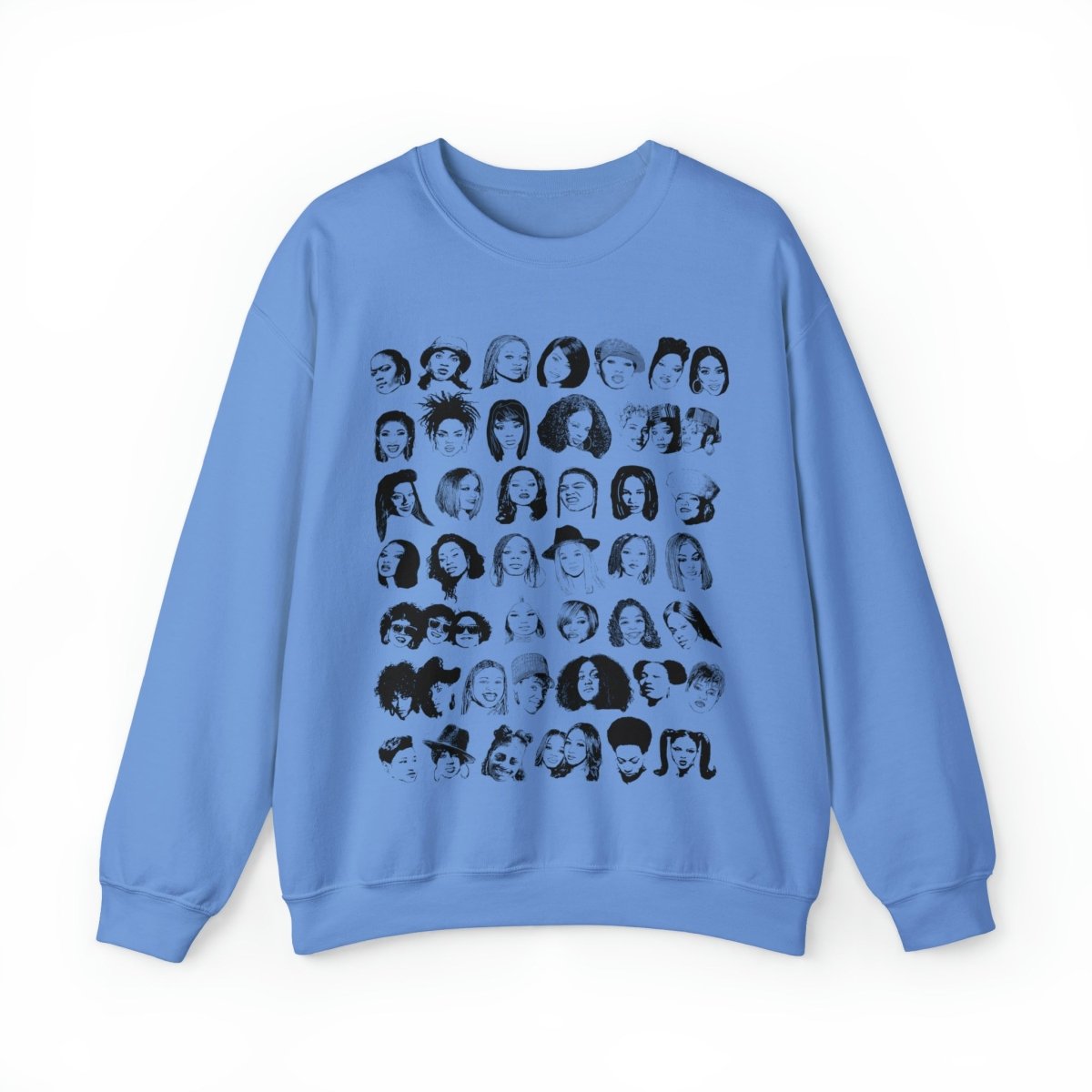 Female Rappers Remix Sweatshirt - Afrocentric Art by The Trini Gee
