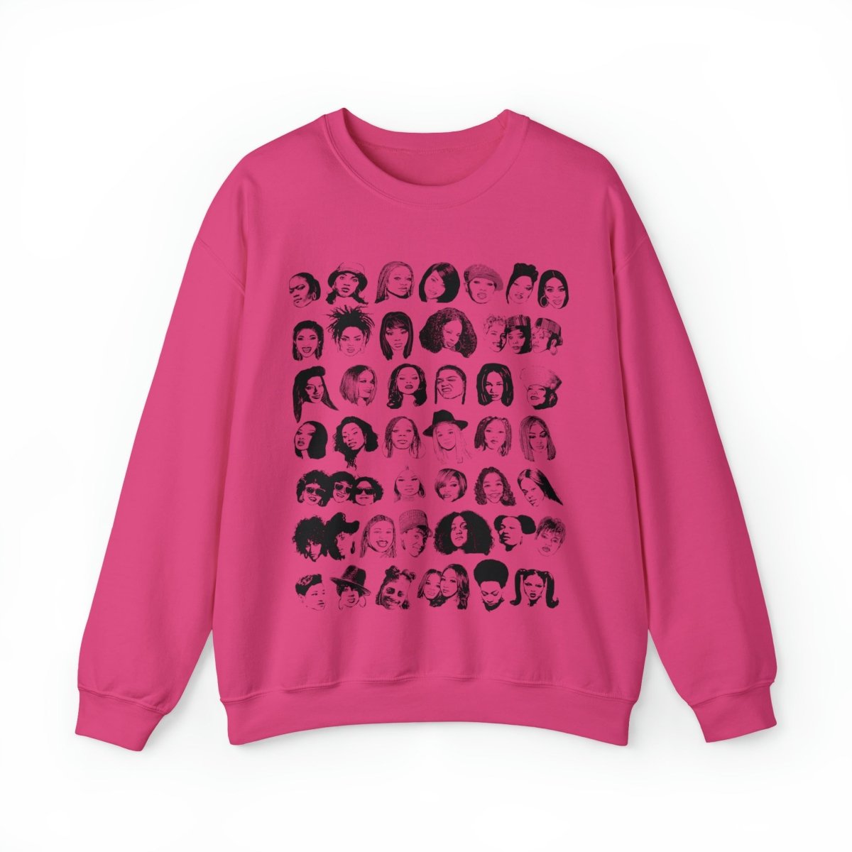 Female Rappers Remix Sweatshirt - Afrocentric Art by The Trini Gee