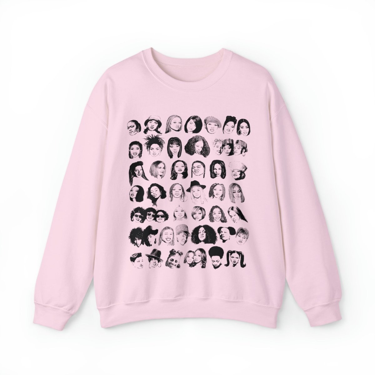 Female Rappers Remix Sweatshirt - Afrocentric Art by The Trini Gee