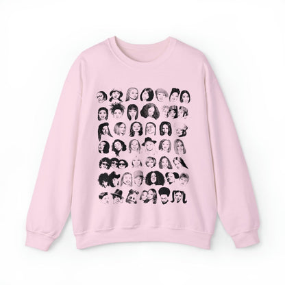 Female Rappers Remix Sweatshirt - Afrocentric Art by The Trini Gee