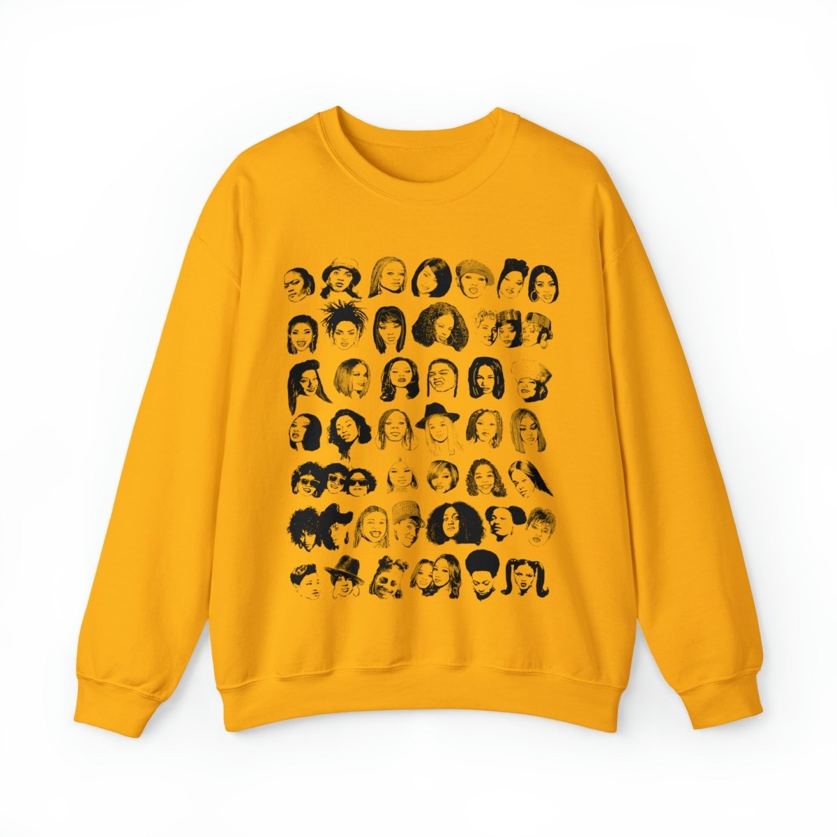 Female Rappers Remix Sweatshirt - Afrocentric Art by The Trini Gee