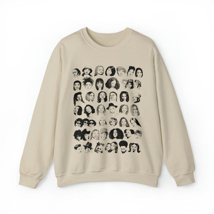Female Rappers Remix Sweatshirt - Afrocentric Art by The Trini Gee