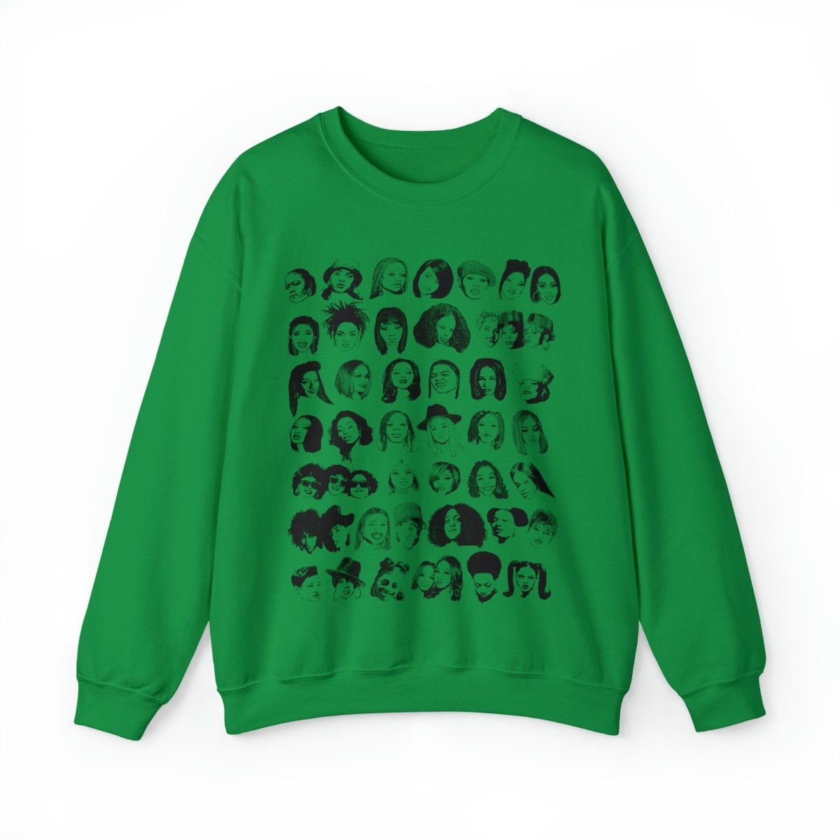 Female Rappers Remix Sweatshirt - Afrocentric Art by The Trini Gee
