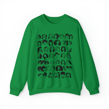 Female Rappers Remix Sweatshirt - Afrocentric Art by The Trini Gee
