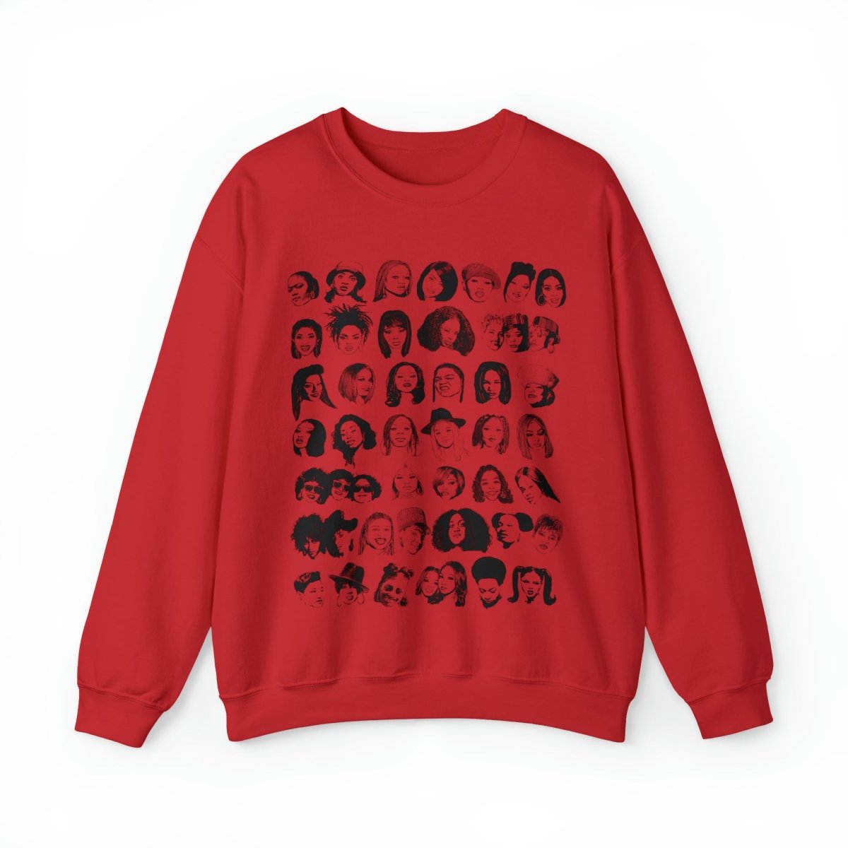 Female Rappers Remix Sweatshirt - Afrocentric Art by The Trini Gee