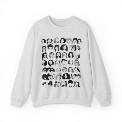 Female Rappers Remix Sweatshirt - Afrocentric Art by The Trini Gee