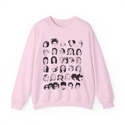 Female Rappers Sweatshirt - Afrocentric Art by The Trini Gee