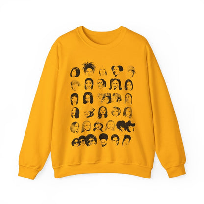 Female Rappers Sweatshirt - Afrocentric Art by The Trini Gee