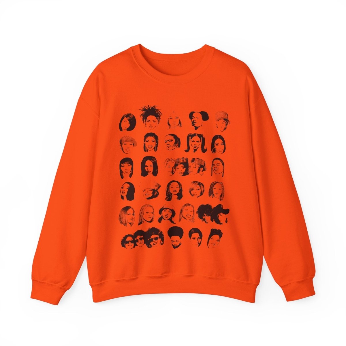 Female Rappers Sweatshirt - Afrocentric Art by The Trini Gee