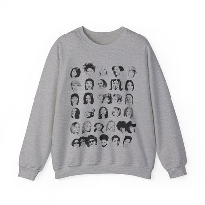 Female Rappers Sweatshirt - Afrocentric Art by The Trini Gee