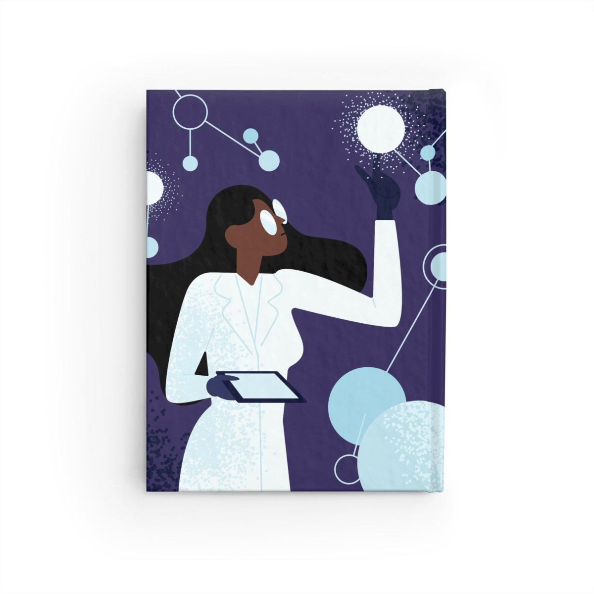 Female Scientist Journal - Afrocentric Art by The Trini Gee