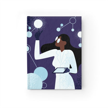 Female Scientist Journal - Afrocentric Art by The Trini Gee