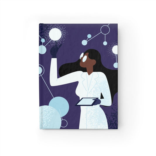 Female Scientist Journal - Afrocentric Art by The Trini Gee