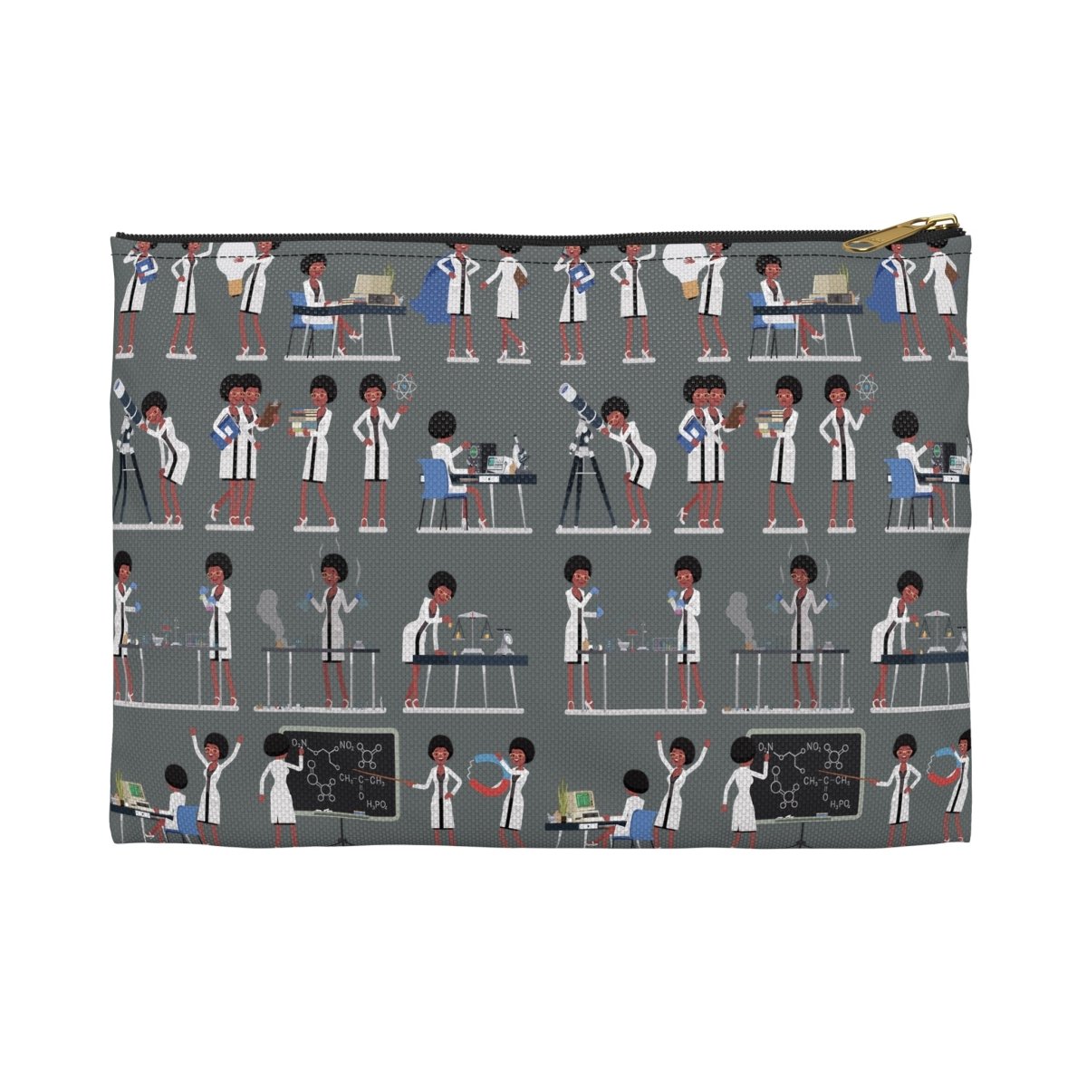 Female Scientist Pouch - The Trini Gee