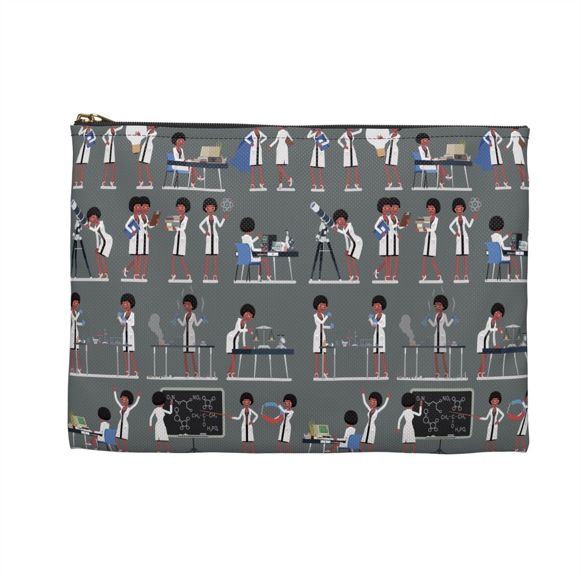 Female Scientist Pouch - The Trini Gee